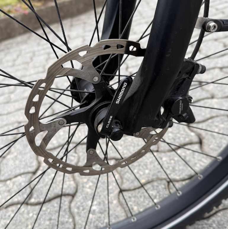 Velo de Ville AEB Shimano Deore 2022 Urban usato, Blu — immagine 5 di 9