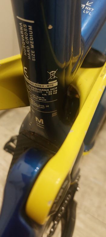 Brugt Husqvarna Hard Cross 8 2021 2021 Mountainbike — billede 8 af 8
