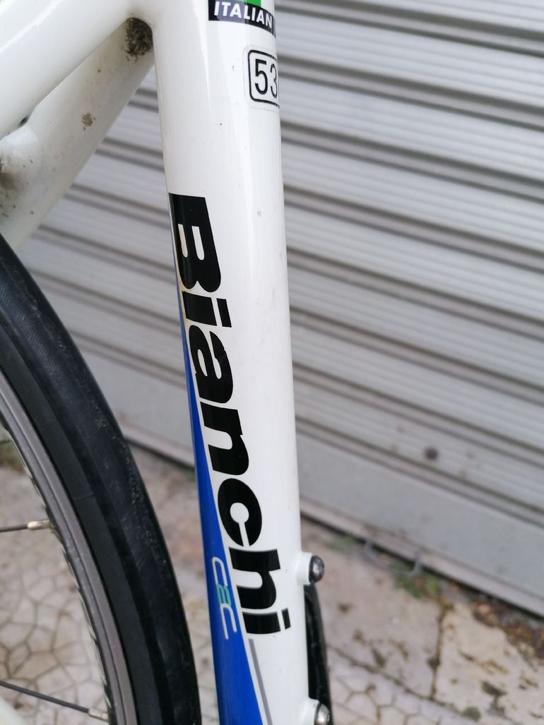 Gebrauchtes Bianchi Nirone Shimano Sora 2013 Road & Gravel, Weiß — Bild 14 von 15