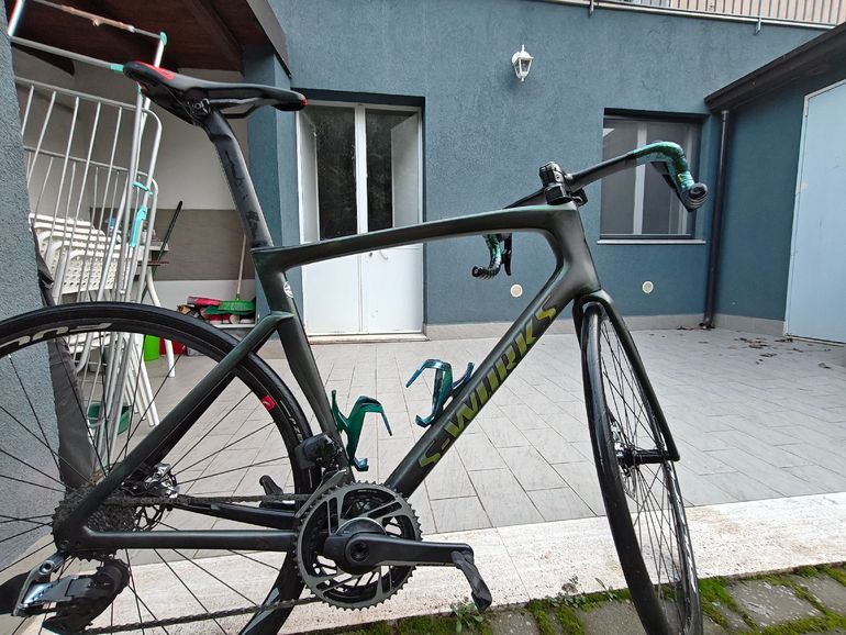 Gebrauchtes S Works Custom SRAM Red eTap AXS 2022 Road & Gravel, Grün — Bild 5 von 13