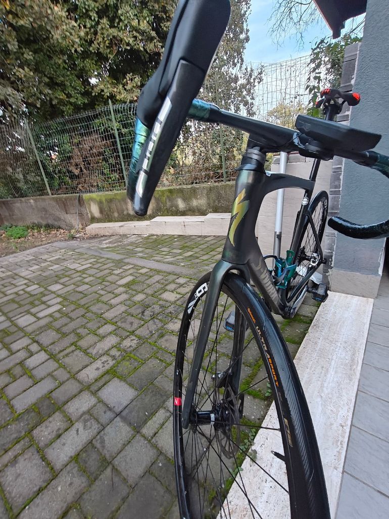 Gebrauchtes S Works Custom SRAM Red eTap AXS 2022 Road & Gravel, Grün — Bild 9 von 13