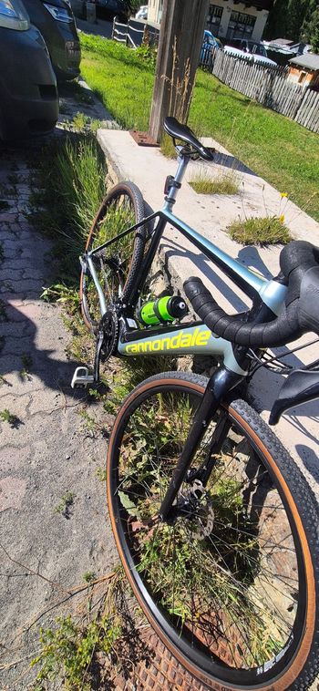Gebrauchtes Cannondale Synapse Neo Shimano Deore XT Di2 2019 Road & Gravel, Grün — Bild 2 von 4