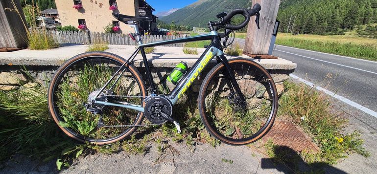Gebrauchtes Cannondale Synapse Neo Shimano Deore XT Di2 2019 Road & Gravel, Grün — Bild 4 von 4