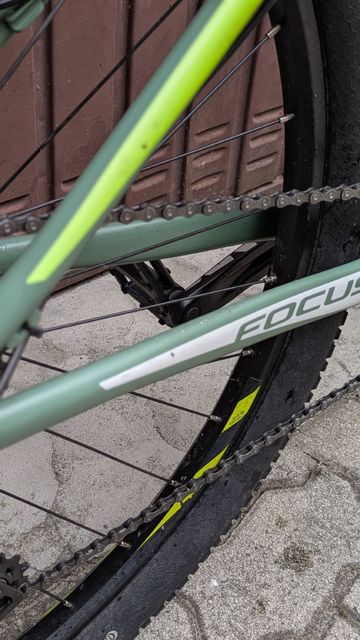 Gebrauchtes Focus Custom SRAM NX 2017 Mountainbike, Grün — Bild 7 von 9