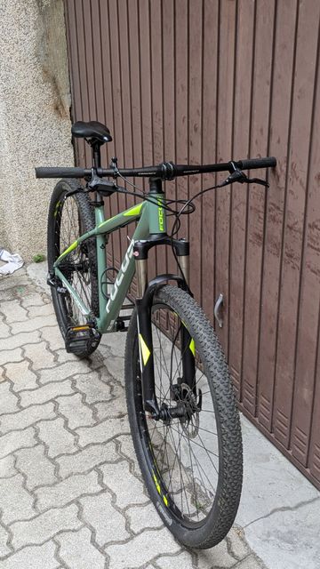 Gebrauchtes Focus Custom SRAM NX 2017 Mountainbike, Grün — Bild 4 von 9