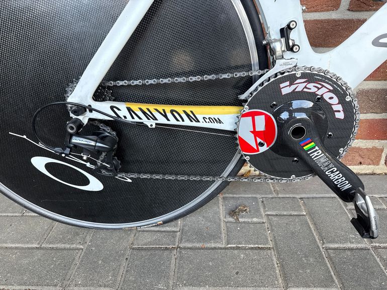 Canyon Speedmax Shimano Dura Ace 2015 Road & Gravel usato, Bianco — immagine 3 di 5