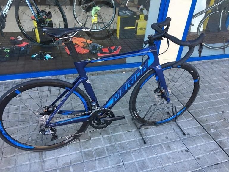 Gebrauchtes Merida REACTO DISC 7000-E 2018 2018 Road & Gravel, Blau — Bild 2 von 3