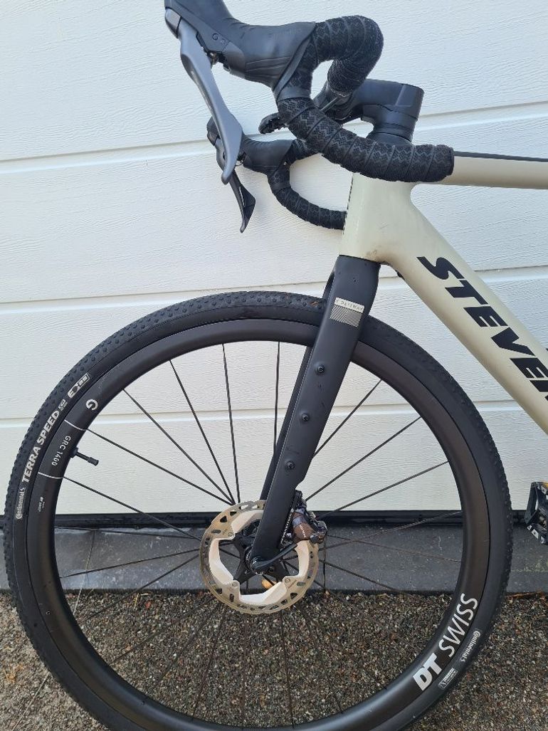 Used Stevens E-Getaway 2025 2025 Road & Gravel, White — image 7 of 10