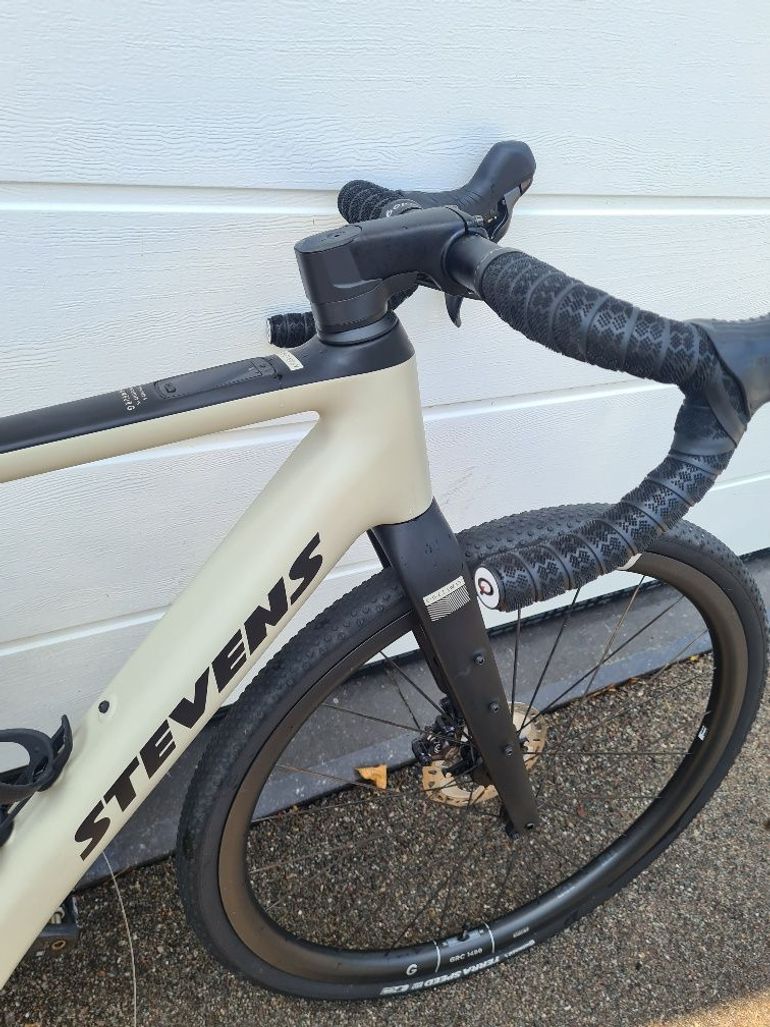 Used Stevens E-Getaway 2025 2025 Road & Gravel, White — image 2 of 10