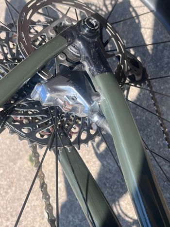 Used Time ADHX SRAM Red eTap AXS 2023 Road & Gravel, Green — image 8 of 13