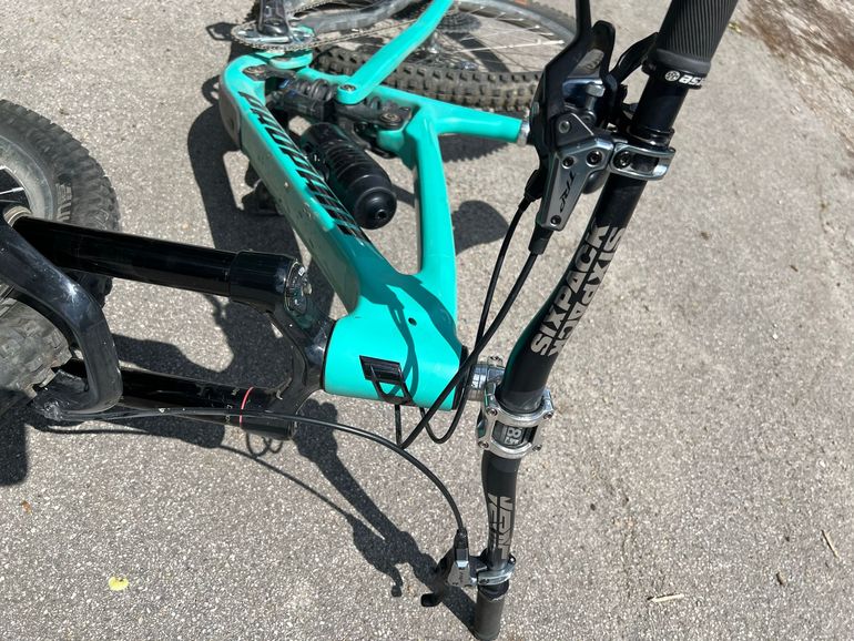 Gebrauchtes Custom Custom SRAM X01 Eagle 2023 Mountainbike, Blau — Bild 6 von 7