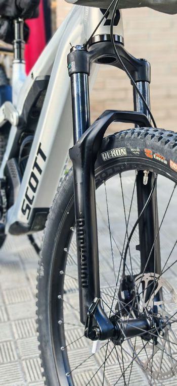 Used Scott ERide SRAM SX Eagle 2024 Mountainbike, Light Gray — image 6 of 11