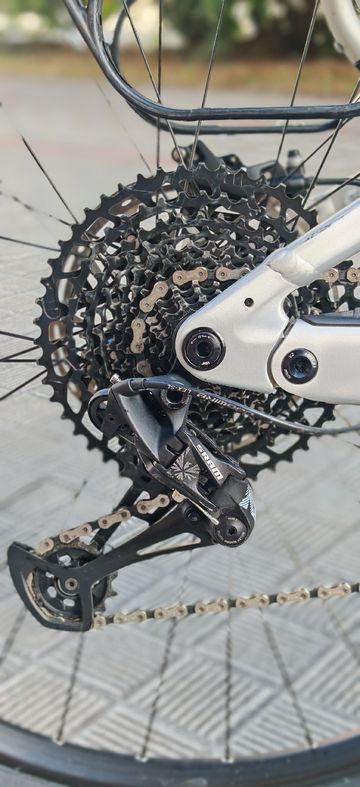 Used Scott ERide SRAM SX Eagle 2024 Mountainbike, Light Gray — image 9 of 11