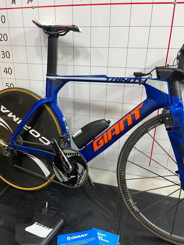 Used Giant Trinity Advanced Pro 1 2018 2018 Road & Gravel, Blue — image 3 of 7