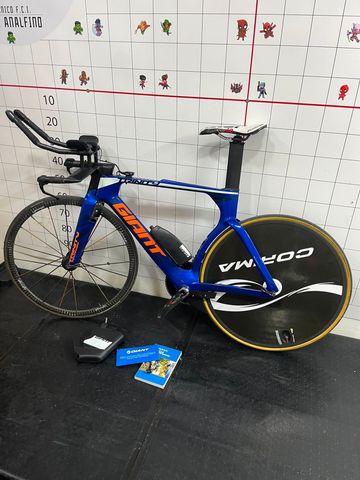 Used Giant Trinity Advanced Pro 1 2018 2018 Road & Gravel, Blue — image 4 of 7