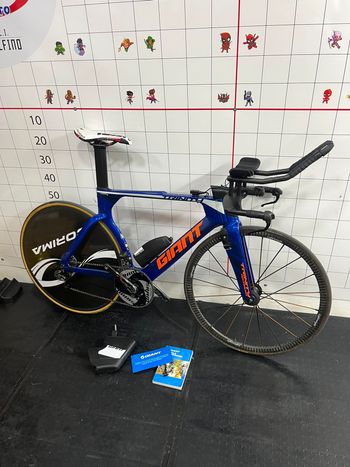 Used Giant Trinity Advanced Pro 1 2018 2018 Road & Gravel, Blue — image 5 of 7