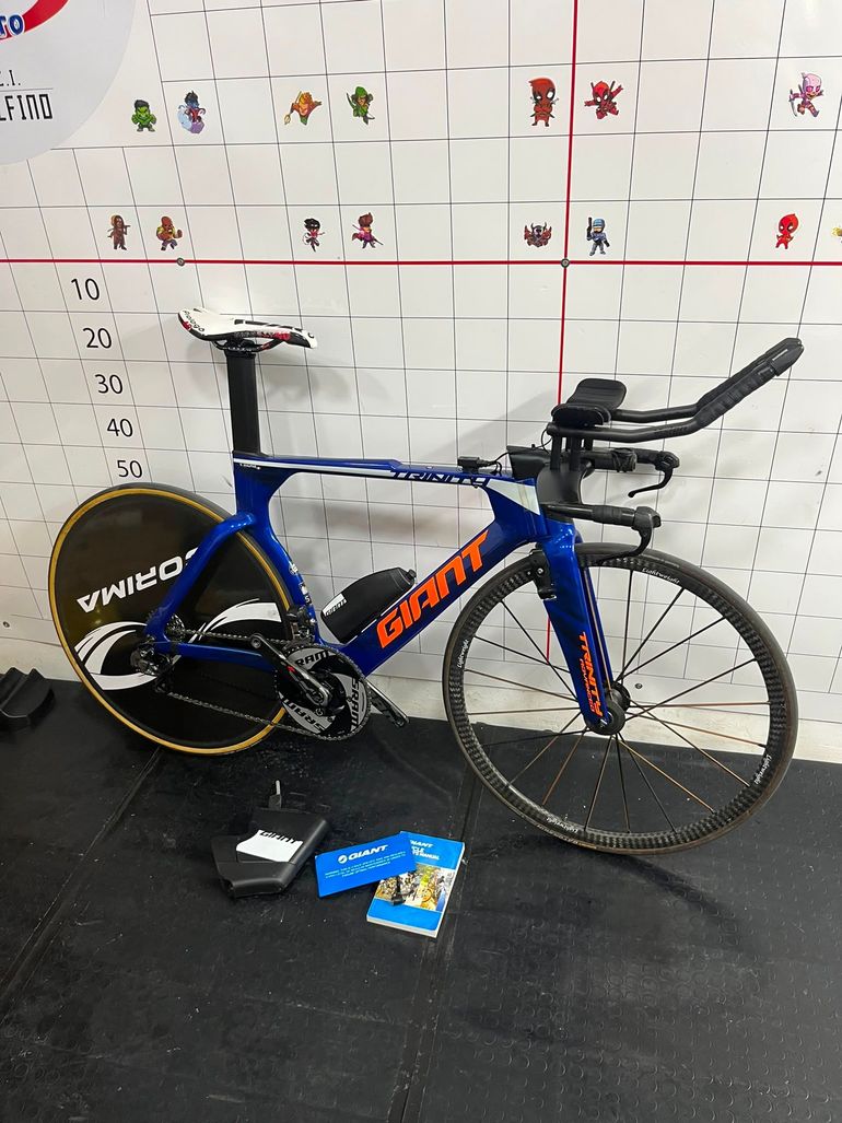 Used Giant Trinity Advanced Pro 1 2018 2018 Road & Gravel, Blue — image 5 of 7