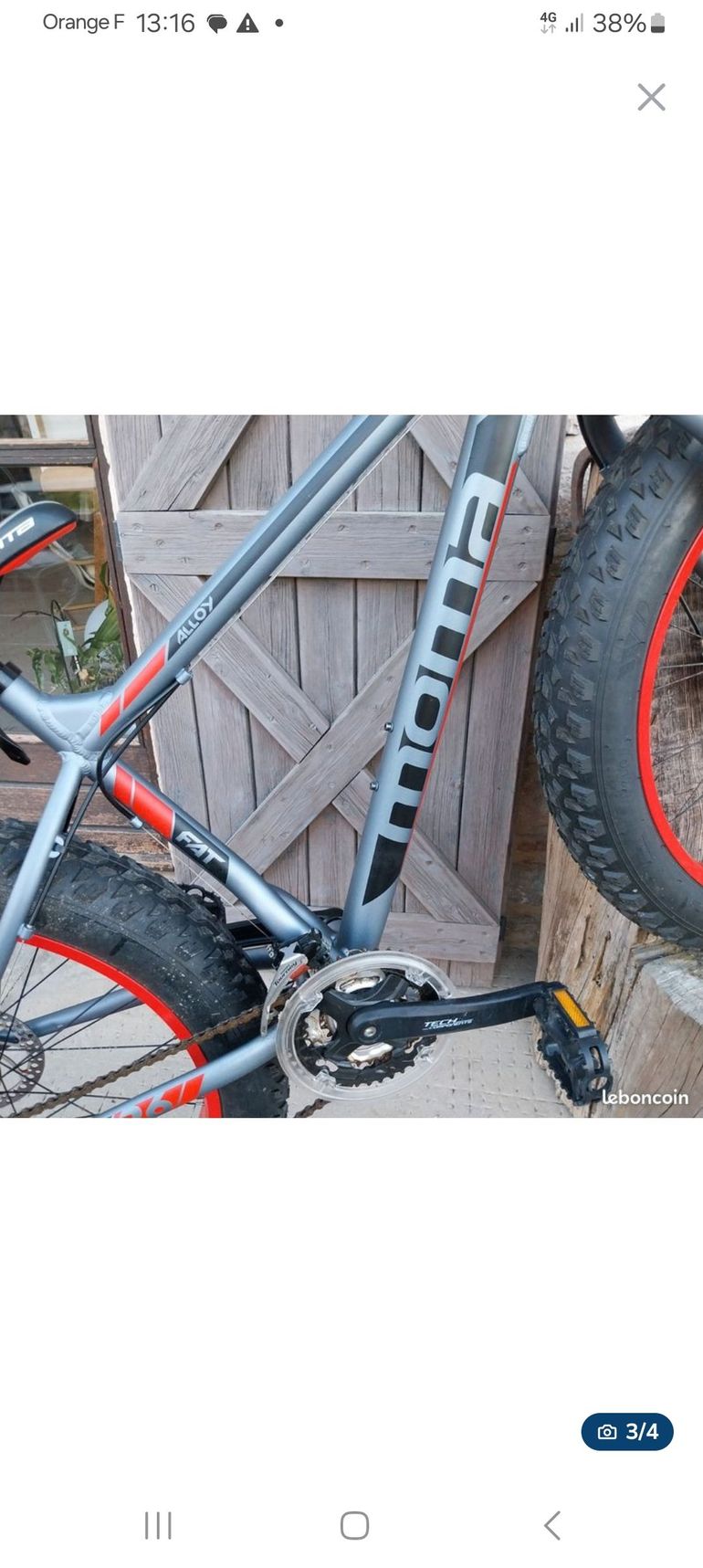 Brugt Moma Fat Bike 2024 Mountainbike — billede 3 af 4