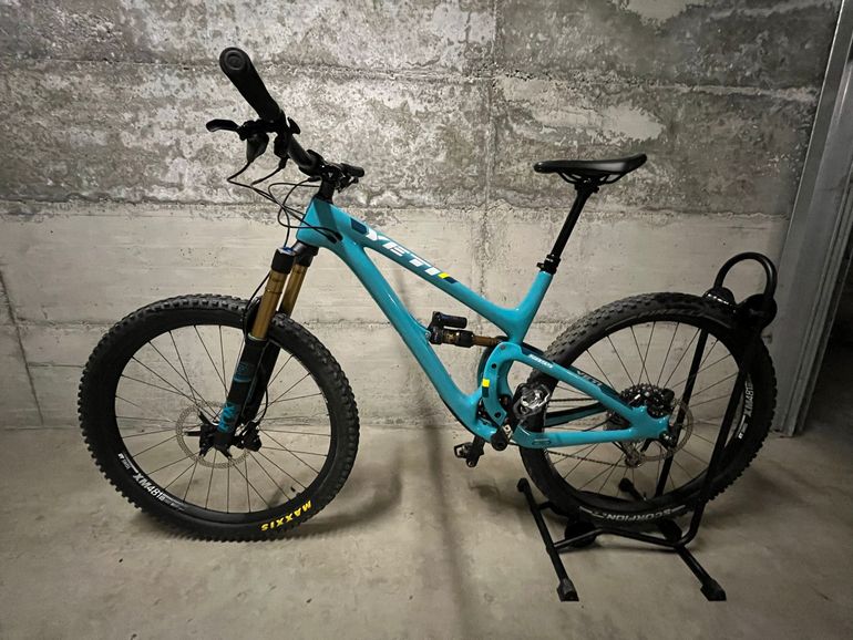 Brugt Yeti SB5.5 TURQ X01 Eagle 2018 2018 Mountainbike — billede 1 af 17