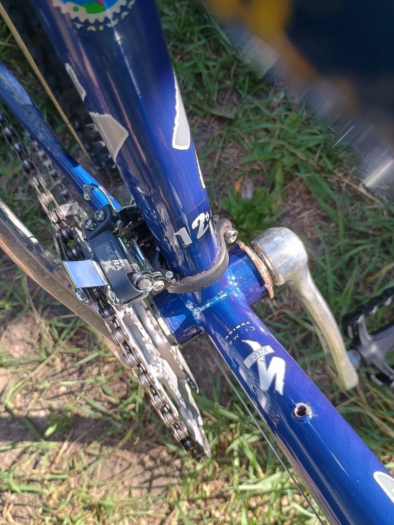 Gebrauchtes Specialized Hardrock Shimano Acera 1997 Mountainbike, Blau — Bild 8 von 10
