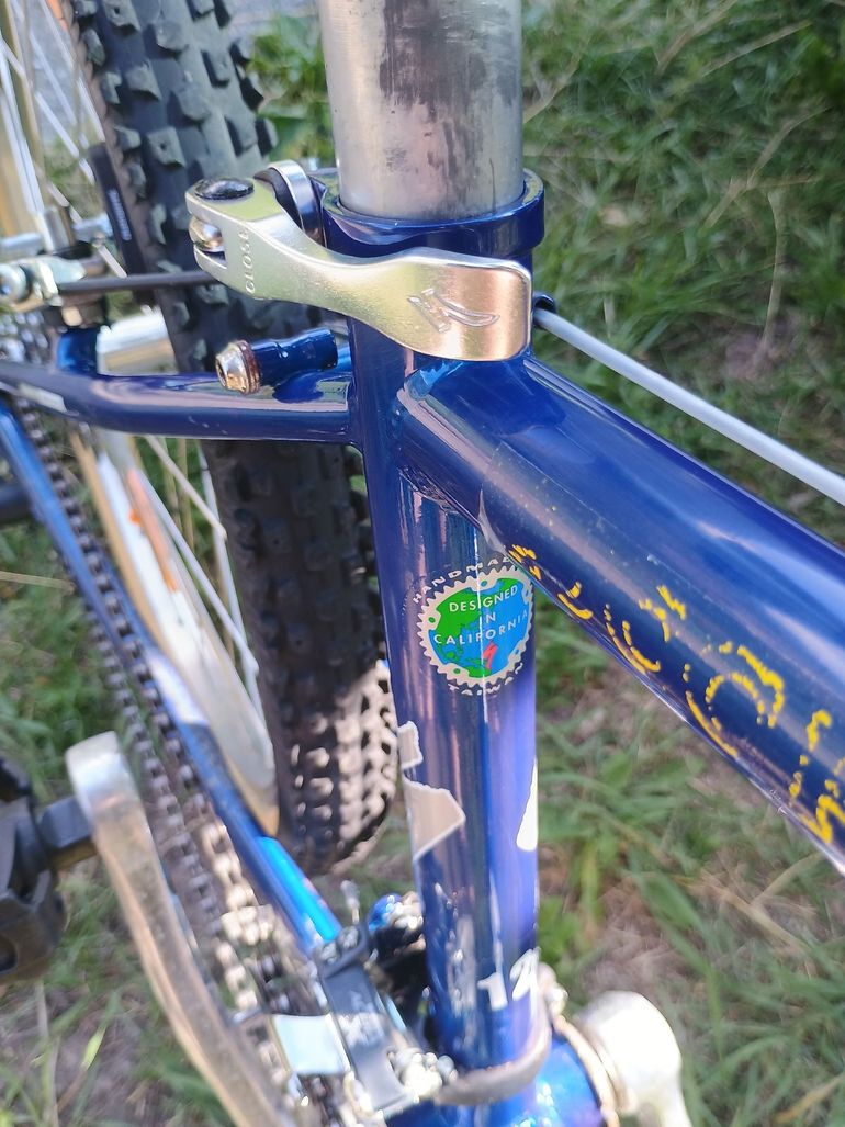 Gebrauchtes Specialized Hardrock Shimano Acera 1997 Mountainbike, Blau — Bild 9 von 10