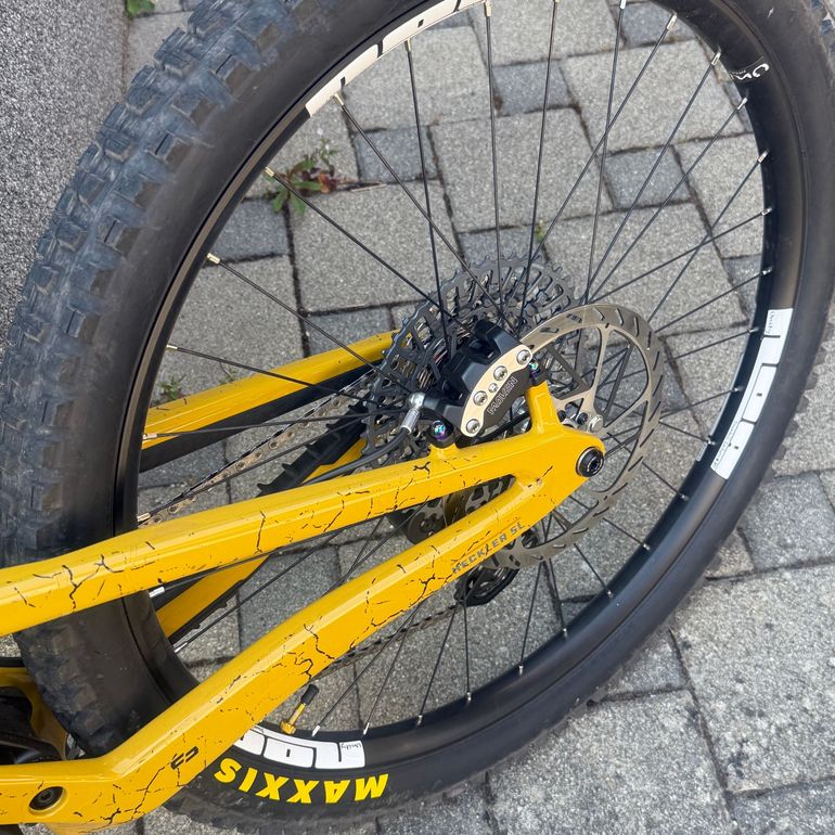 Santa Cruz Sram Eagle Transmission GX 2026 Mountainbike usato, Arancione — immagine 5 di 5