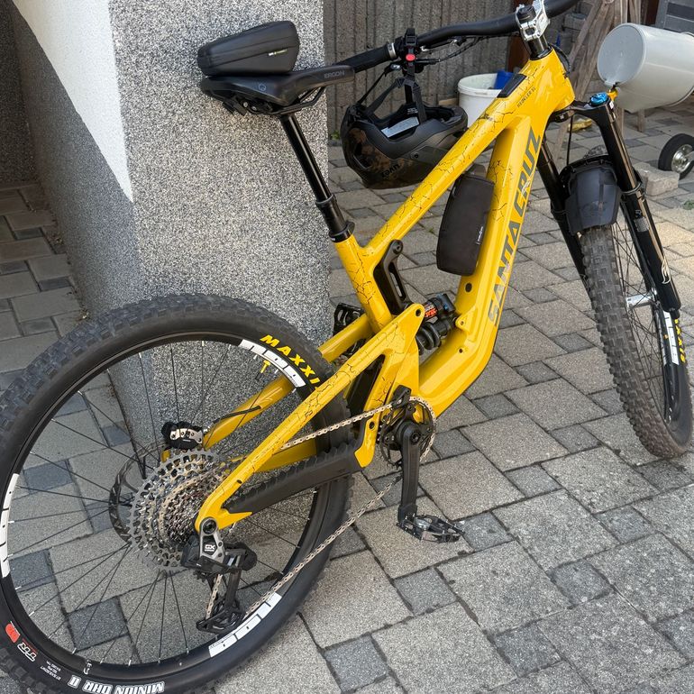 Santa Cruz Sram Eagle Transmission GX 2026 Mountainbike usato, Arancione — immagine 2 di 5