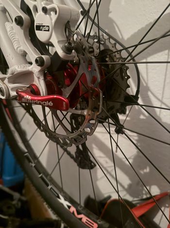 Gebrauchtes CUBE AMS HYBRID Shimano SLX 2012 Mountainbike, Weiß — Bild 4 von 9