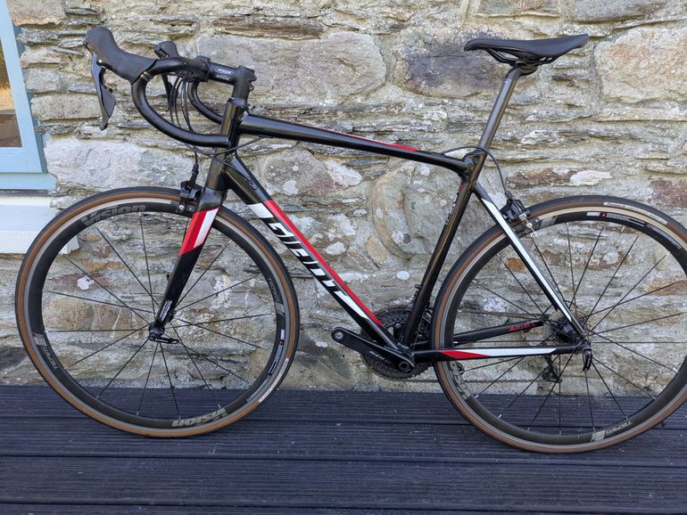 Giant Contend SL 1 2018 Road & Gravel usato, Nero — immagine 2 di 3