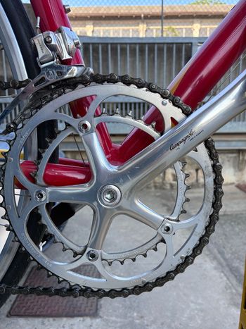 Gebrauchtes Fimas Custom Campagnolo Super Record EPS 1988 Road & Gravel, Rot — Bild 5 von 7