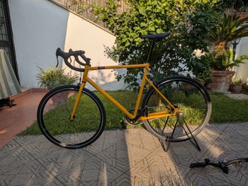 Gebrauchtes ELOPS City Bike 28 Zoll Speed 500 Singlespeed/Fixie gelb 2025 2025 Urban & Touring