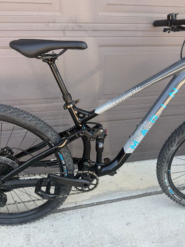 Used Marin Rift Shimano Deore LX 2022 Mountainbike, Light Gray — image 4 of 16