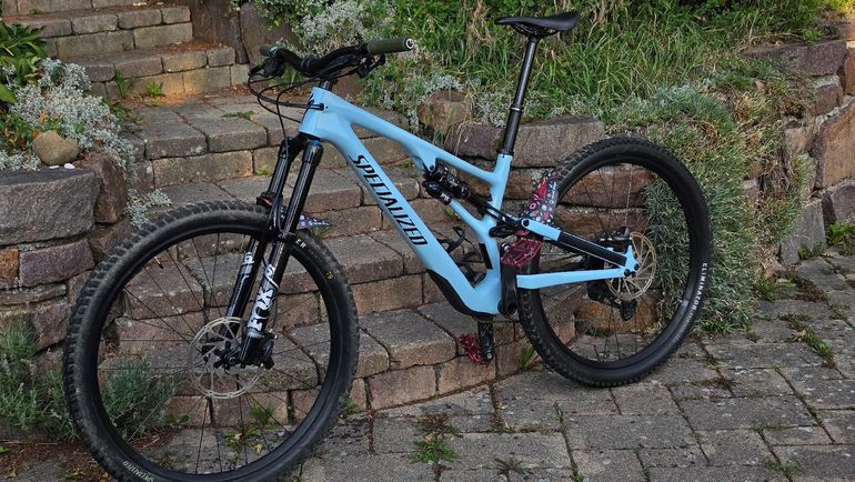 Specialized Stumpjumper EVO Comp 2022 2022 Mountainbike usato, Blu — immagine 8 di 15