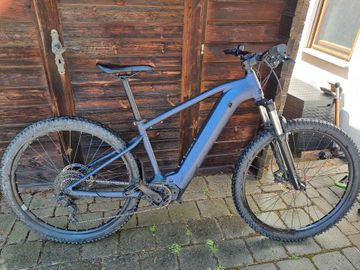 Gebrauchtes ROCKRIDER E-Mountainbike Hardtail 29 Zoll E-Expl 520 blau 2025 2025 MTB