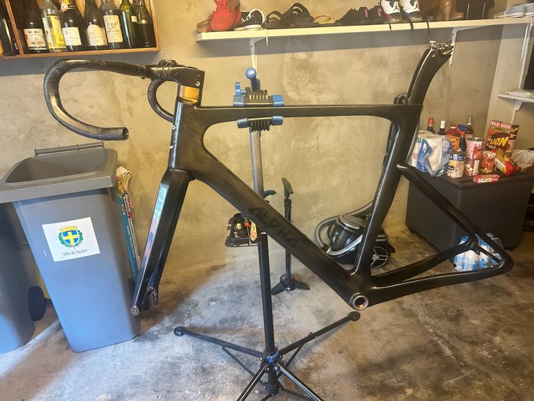 Alpha Bikes Route Aéro Frameset 2021 Road & Gravel usato, Nero — immagine 5 di 6