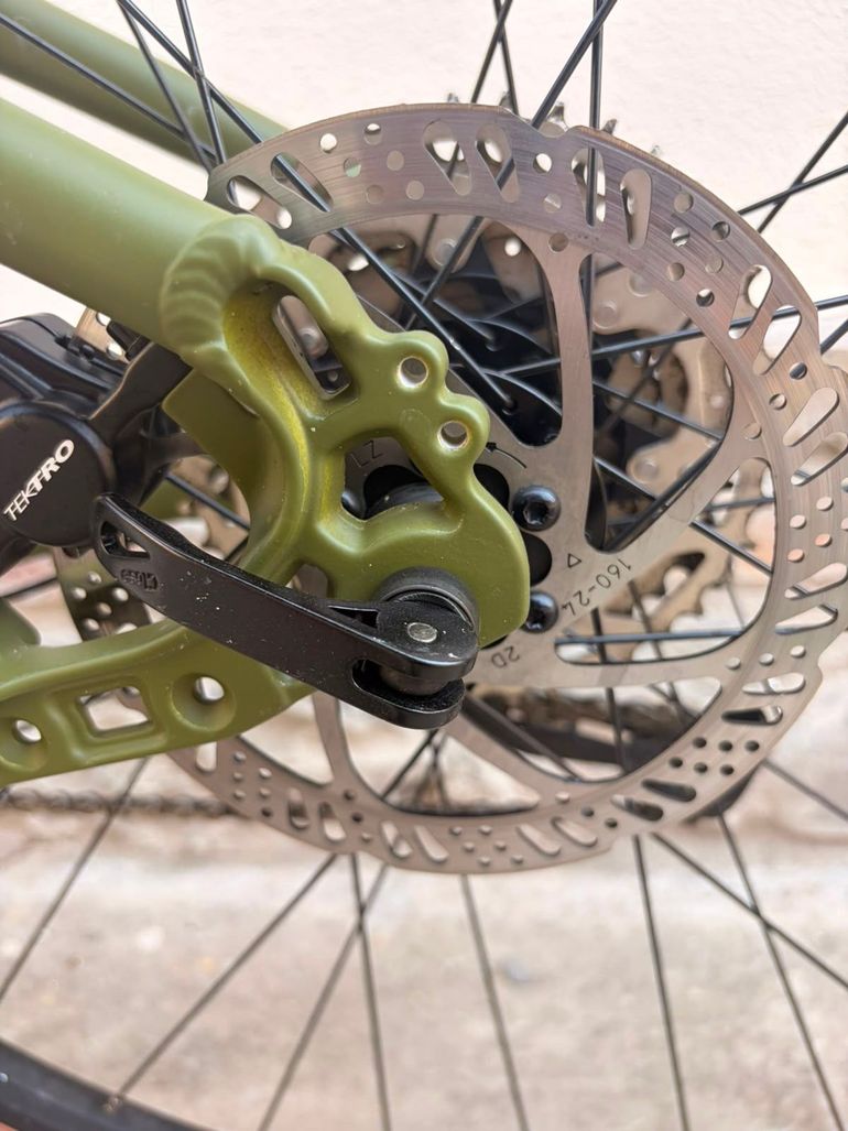Used Raymon Custom Tektro 2024 Mountainbike, Green — image 9 of 11