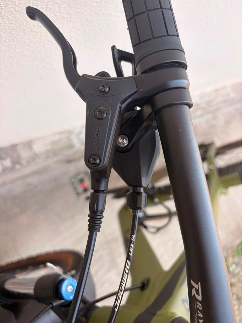 Used Raymon Custom Tektro 2024 Mountainbike, Green — image 5 of 11