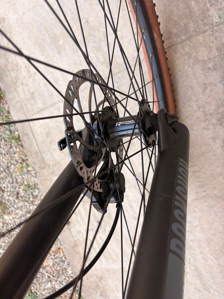 Used Raymon Custom Tektro 2024 Mountainbike, Green — image 10 of 11