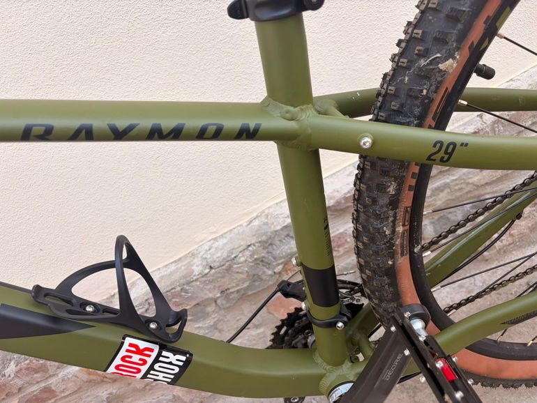 Used Raymon Custom Tektro 2024 Mountainbike, Green — image 2 of 11
