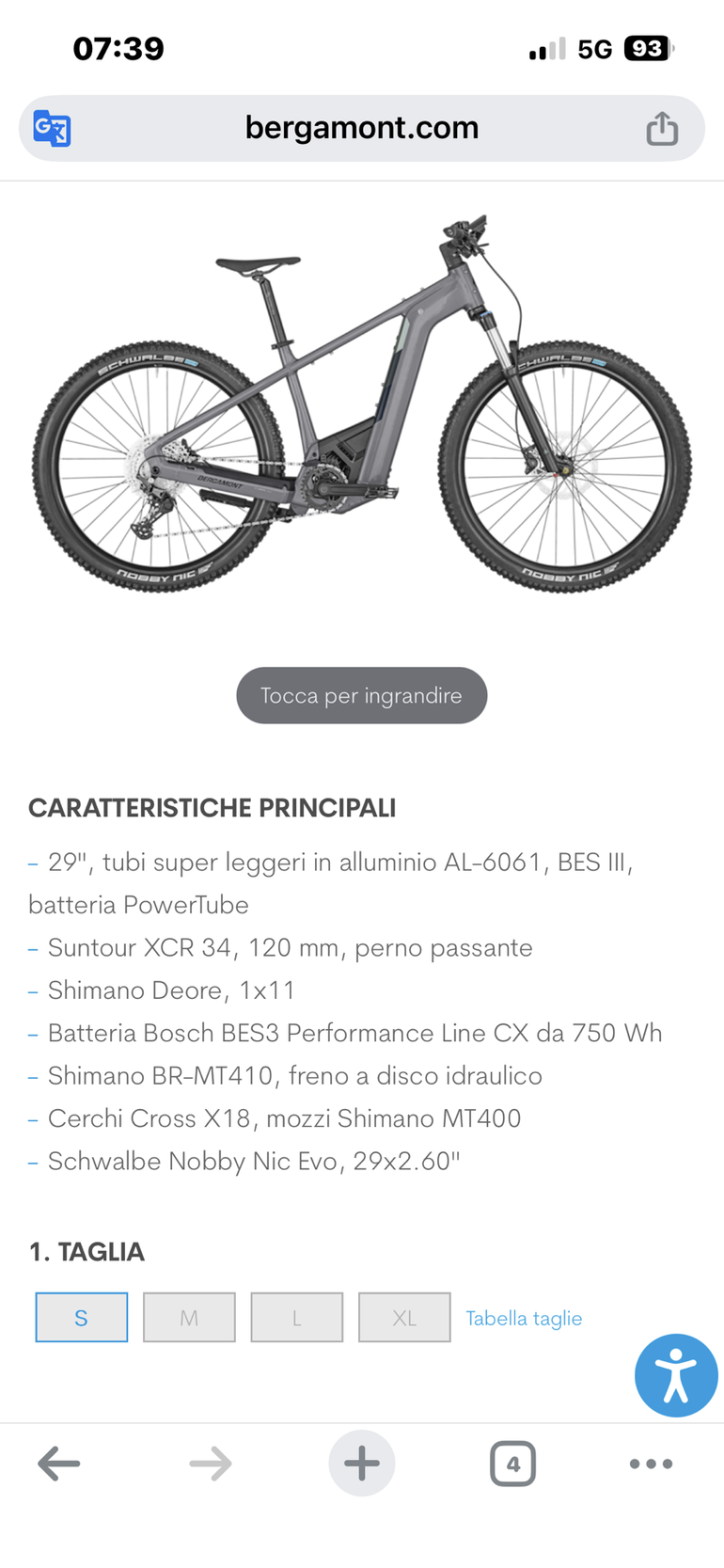 Gebrauchtes Bergamont E-Revox Pro 2026 2026 Mountainbike, Hellgrau, 29 — Bild 2 von 4