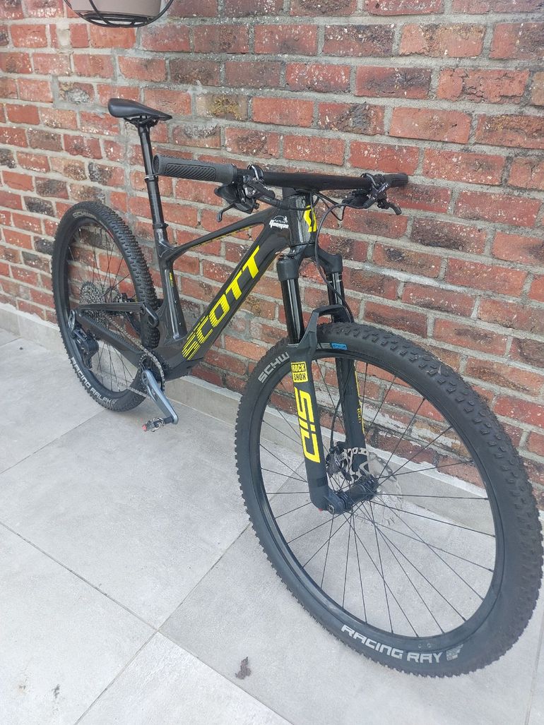Scott Spark RC Team Issue 2023 2023 Mountainbike usato, Nero — immagine 4 di 6