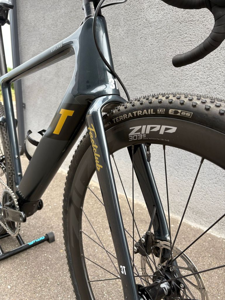 Used 3T Exploro SRAM Rival eTap AXS 2023 Road & Gravel, Light Gray — image 5 of 5