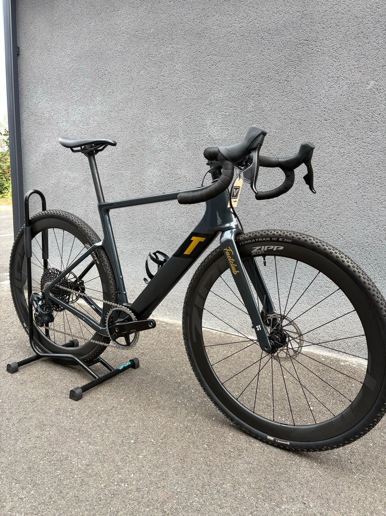 Used 3T Exploro SRAM Rival eTap AXS 2023 Road & Gravel, Light Gray — image 2 of 5