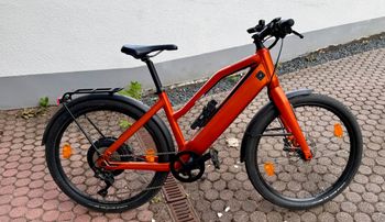 Stromer ST1 X EPAC Orange Comfort 17 2018 Urban & Touring d'occasion
