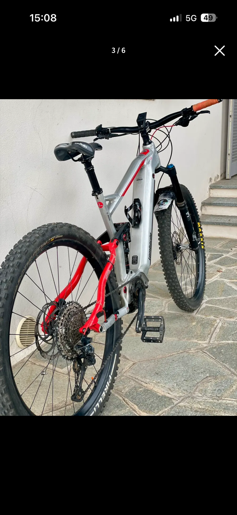 Used LOMBARDO Custom Shimano SLX 2023 Mountainbike, Light Gray — image 7 of 9