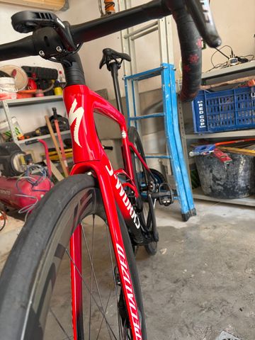 Used Specialized S Works Custom SRAM Force eTap AXS 2023 Road & Gravel, Red — image 2 of 15