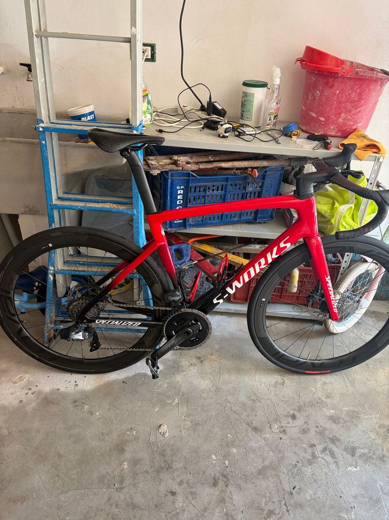 Used S Works Custom SRAM Force eTap AXS 2023 Road & Gravel, Red — image 13 of 15