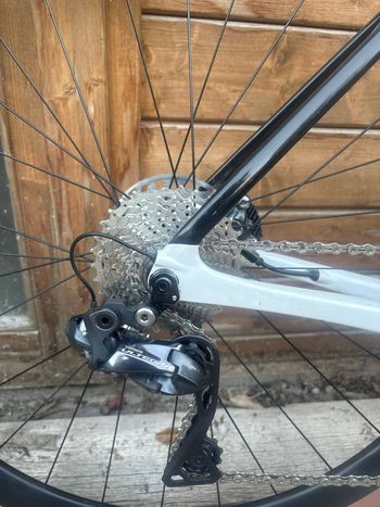 Used Cannondale Supersix Shimano Ultegra Di2 2022 Road & Gravel, White — image 7 of 9