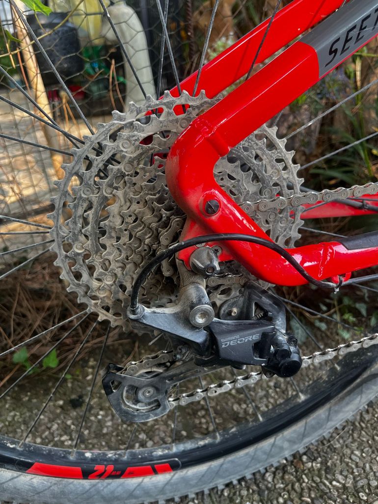 Used Haibike SEET 9 2021 2021 Mountainbike, Red, 27.5 — image 3 of 7