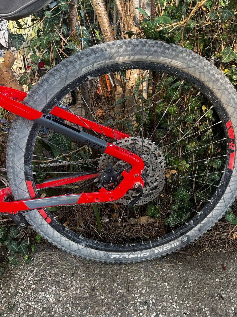 Used Haibike SEET 9 2021 2021 Mountainbike, Red, 27.5 — image 5 of 7